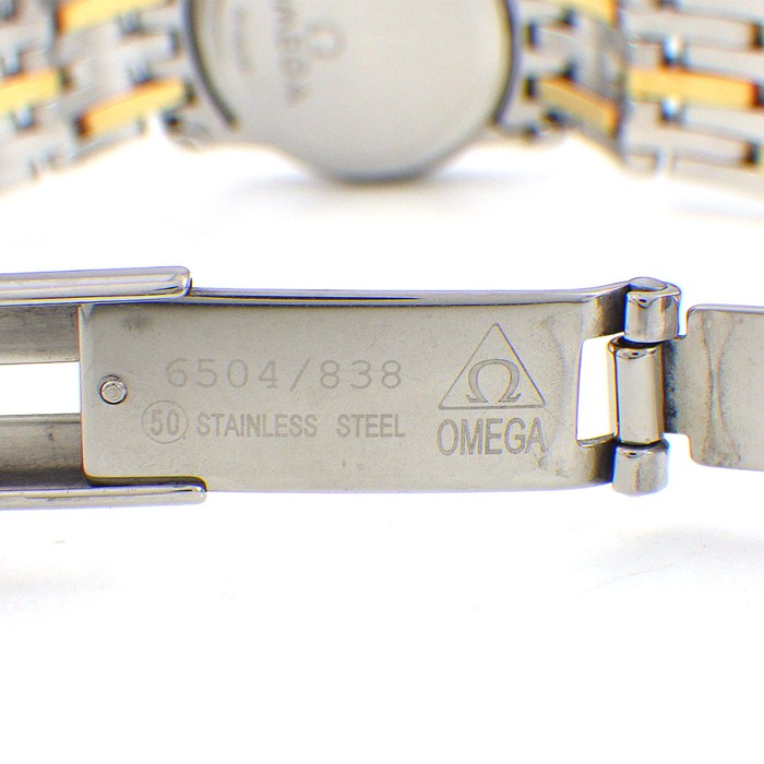 オメガ OMEGA 腕時計 デ・ヴィル プレステージ 4370.31.00 サンレイ シルバー文字盤 K18YG SS クオーツアナログ 【中古】