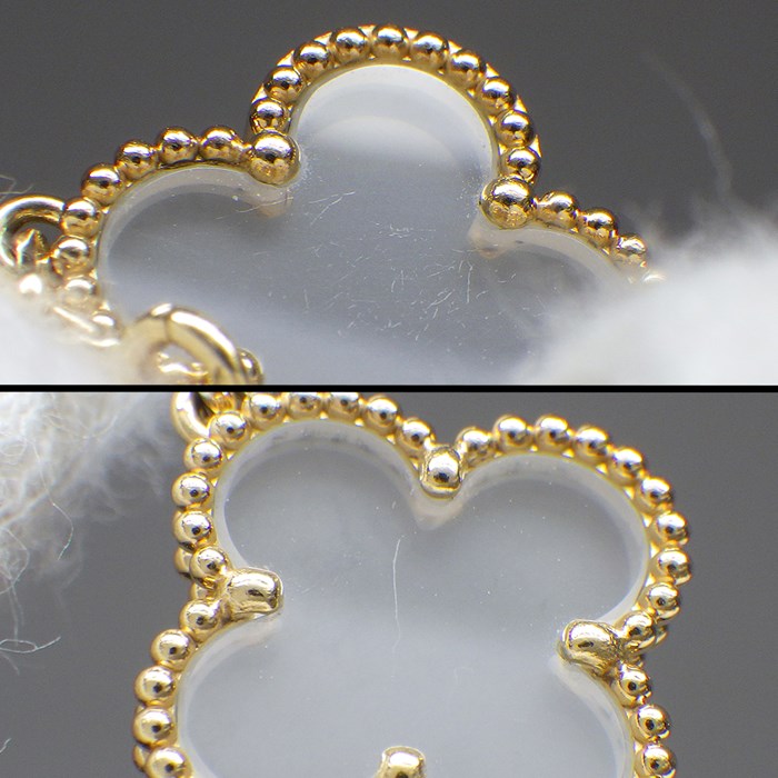 美品⭐️ヴァン クリーフ＆アーペル【ヴィンテージ アルハンブラ ブレスレット】 ヴィンテージ アルハンブラ ブレスレット、5モチーフ 18K