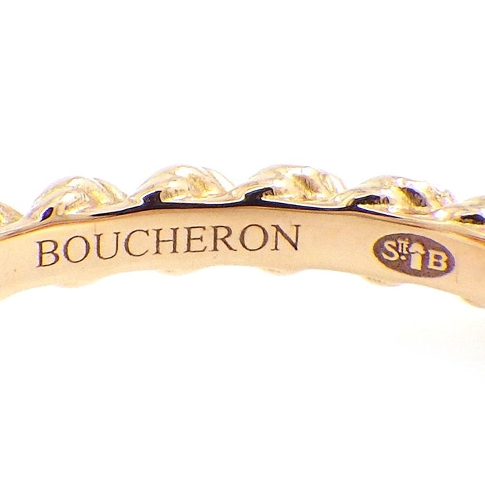 ブシュロン　Boucheron セルパンボエム　リング　K18YG スモール 楽天市場】ブシュロン 指輪 K18WG ダイヤ8P(0.33ct) セルパン