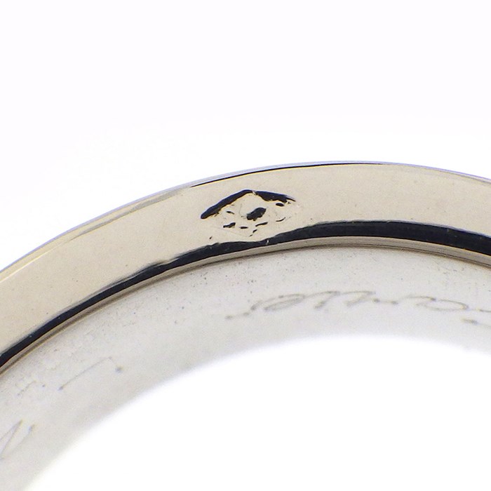 カルティエ Cartier リング C2 2C ハッピーバースデー 2000年ホリデー限定 ロゴ K18WG 13.5号 / #53 【中古】