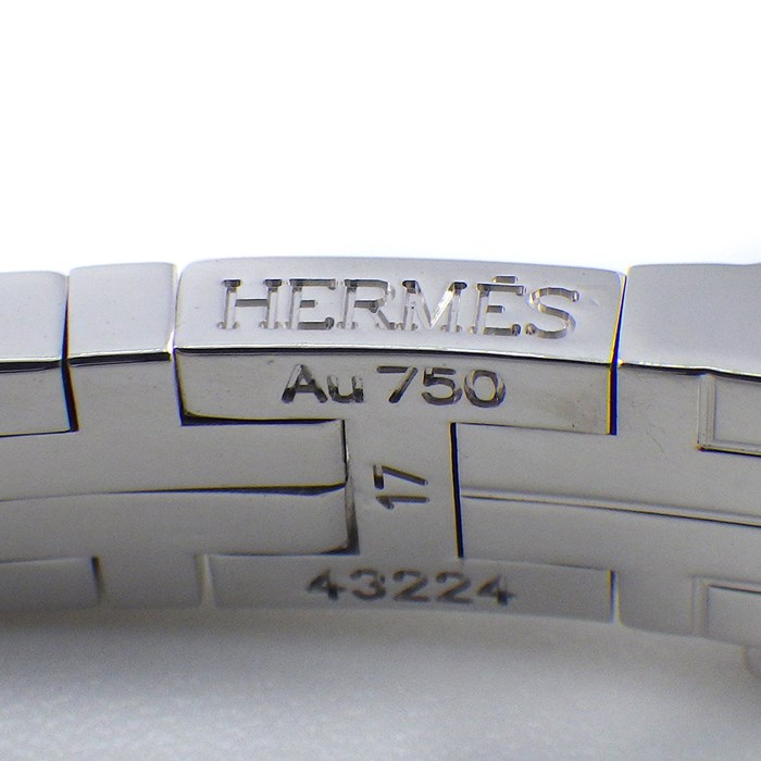 エルメス HERMES ブレスレット キリム K18WG / #17 【中古