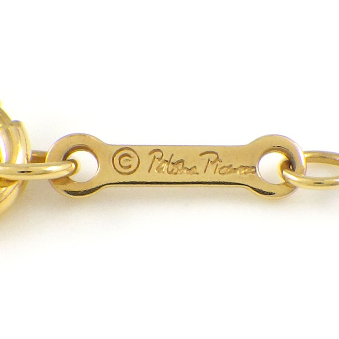 ティファニー Tiffany & Co. ネックレス シュガースタック スクエア カボションカット ペリドット K18YG 【中古】