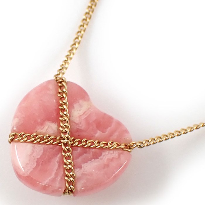 TIFFANY＆CO ロードクロサイトネックレス ジュエリー K18PG ピンク TIFFANY＆CO ロードクロサイトネックレス ジュエリー K18PG ピンク