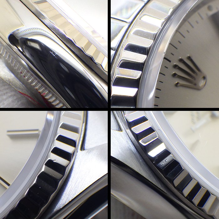 ロレックス Rolex 腕時計 デイトジャスト 16234 E番 1990-1991年製 サンレイシルバー文字盤 デイト K18WG SS 自動巻き 【中古】