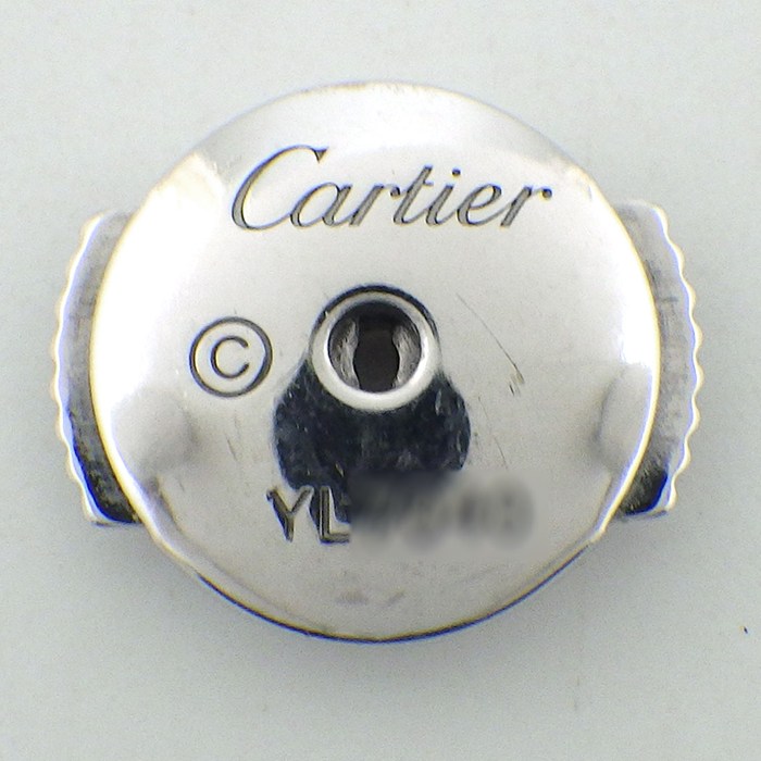 カルティエ Cartier ピアス ダムール MM B8041400 ディアマン レジェ 2ポイント ダイヤモンド 計0.26ct K18WG 【中古】