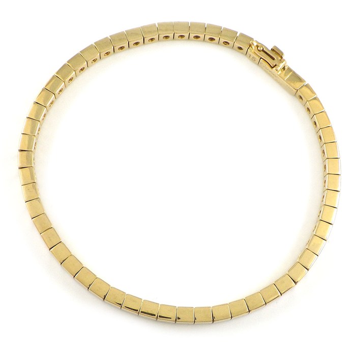  カルティエ Cartier ブレスレット ラニエール ロゴ K18YG / #15 【中古】
