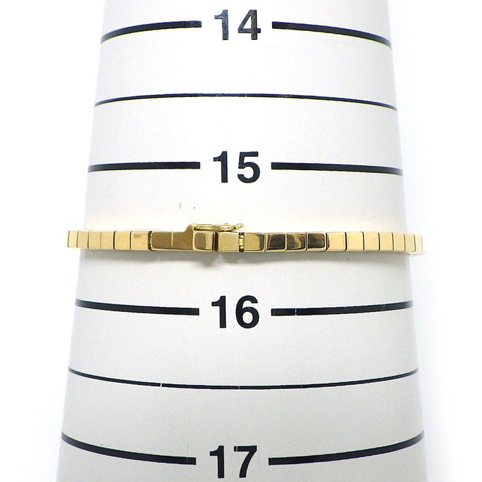  カルティエ Cartier ブレスレット ラニエール ロゴ K18YG / #15 【中古】