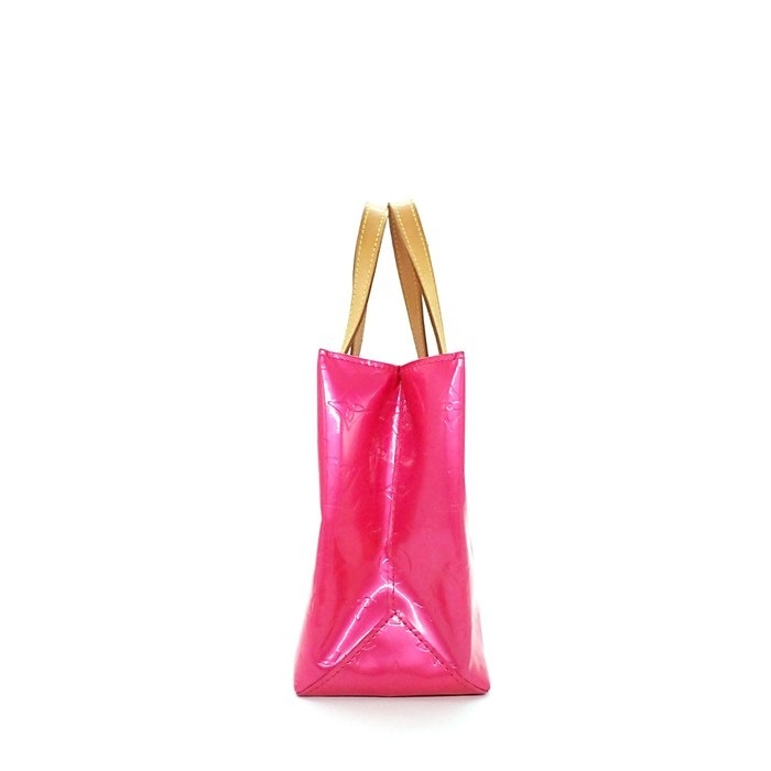 ルイ・ヴィトン LOUIS VUITTON トートバッグ リード PM M91221 2003年製 フューシャピンク モノグラムヴェルニ ゴールド金具 【中古】