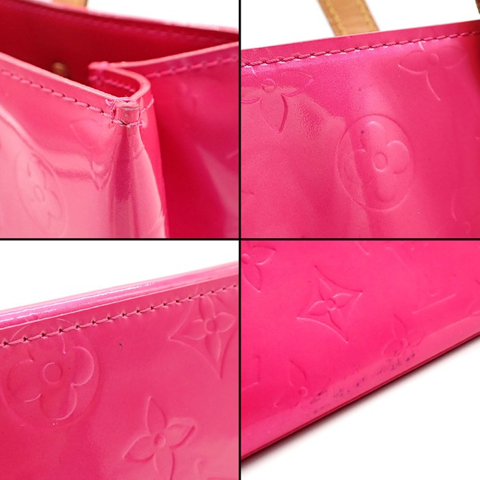 ルイ・ヴィトン LOUIS VUITTON トートバッグ リード PM M91221 2003年製 フューシャピンク モノグラムヴェルニ ゴールド金具 【中古】