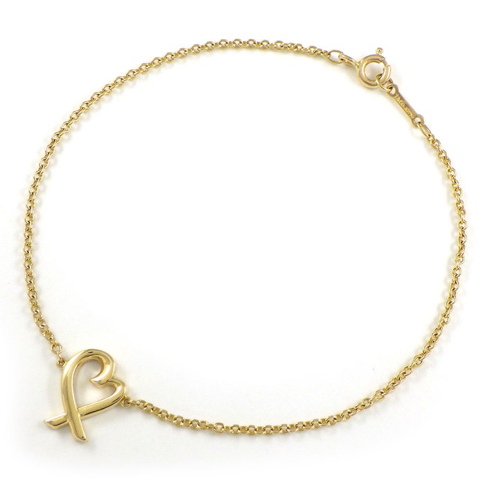 ティファニー Tiffany & Co. ブレスレット ラヴィング ラビング ハート K18YG 【中古】