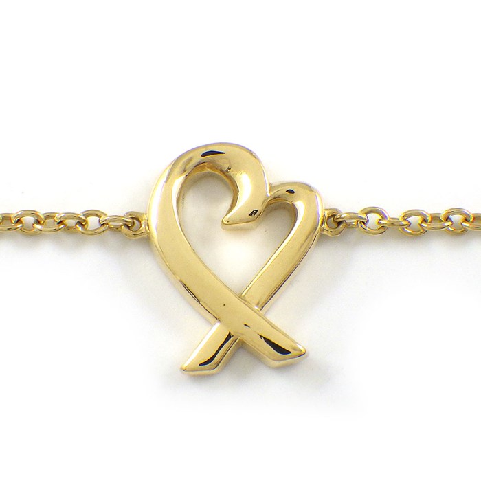 ティファニー Tiffany & Co. ブレスレット ラヴィング ラビング ハート K18YG 【中古】