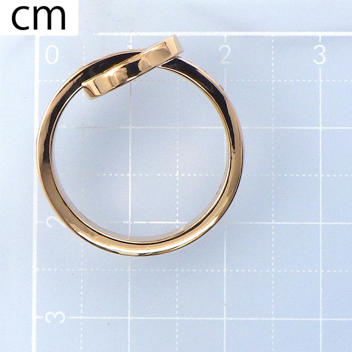 ピアジェ PIAGET リング ポセション ラウンド ハーフサークル ダイヤモンド K18PG 14号 / #54 【中古】