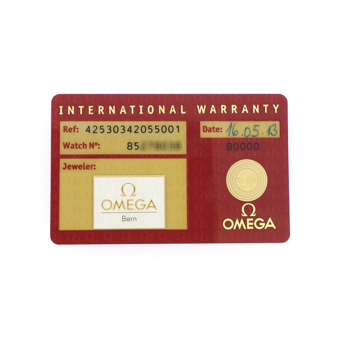 オメガ OMEGA 腕時計 デ・ヴィル レディマティック コレクション 34mm 425.30.34.20.55.001 コーアクシャル クロノメーター デイト 裏スケ 11ポイント ダイヤインデックス スーパーノヴァ ホワイトシェル文字盤 SS 自動巻き 【中古】