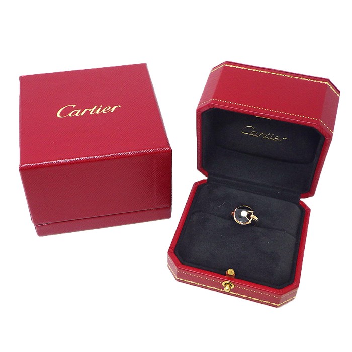カルティエ Cartier リング アミュレット ラウンド オニキス 1ポイント  