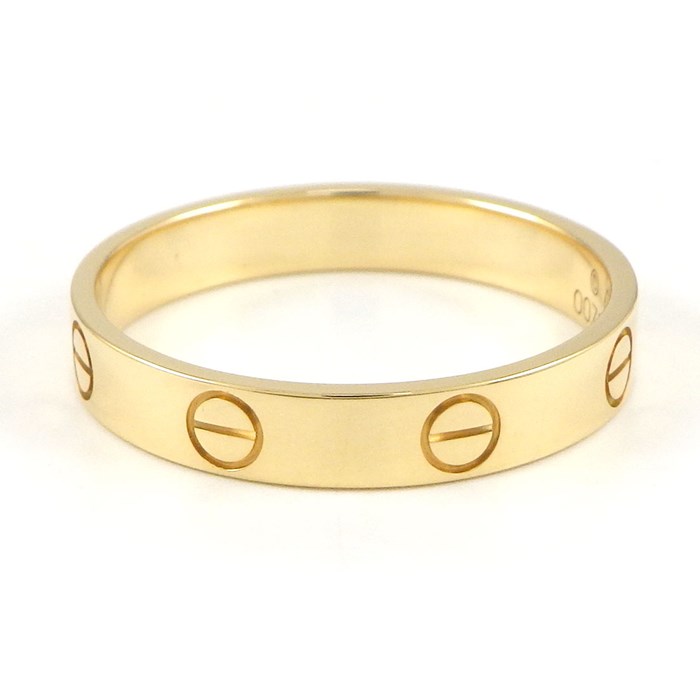 カルティエ Cartier リング ラブ スモールモデル SM B4085059 K18YG 18.5号 / #59 【中古】