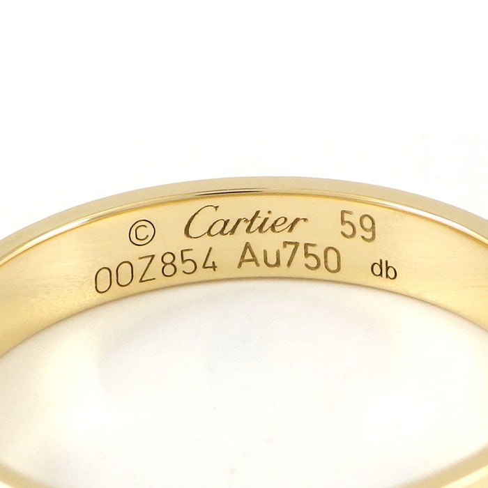 カルティエ Cartier リング ラブ スモールモデル SM B4085059 K18YG 18.5号 / #59 【中古】