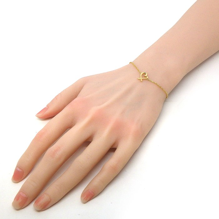 ティファニー Tiffany & Co. ブレスレット ラヴィング ラビング ハート K18YG 【中古】