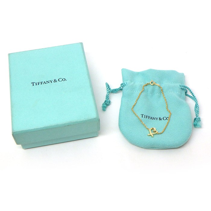 ティファニー Tiffany & Co. ブレスレット ラヴィング ラビング ハート K18YG 【中古】