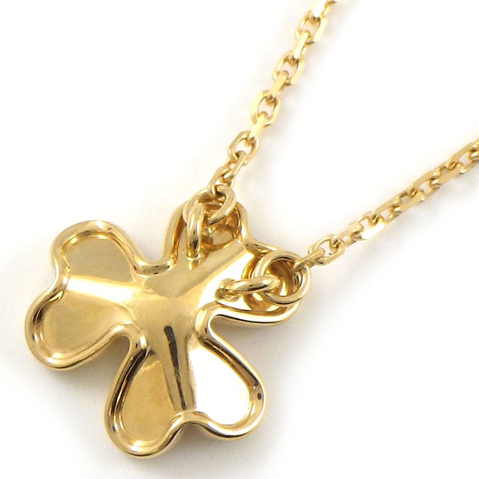 ヴァンクリーフ&アーペル Van Cleef & Arpels ネックレス フリヴォル ミニ VCARP7SB00 1ポイント エメラルド 0.04ct K18YG 【中古】