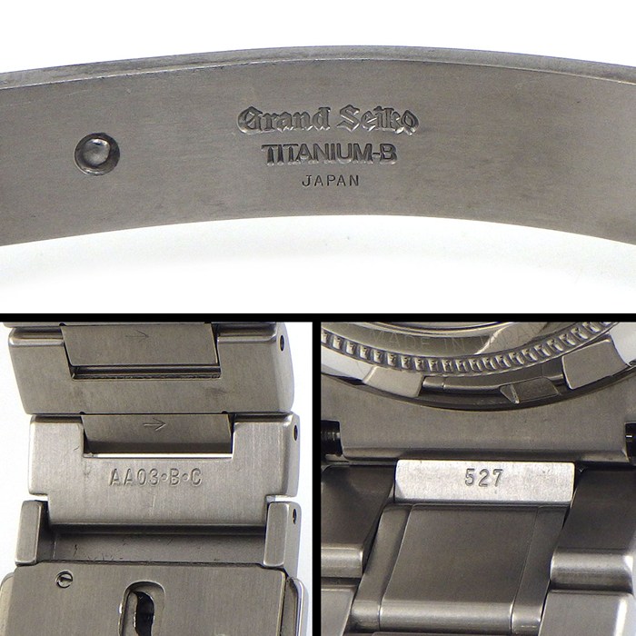 グランドセイコー Grand Seiko 腕時計 ヘリテージコレクション メカニカルハイビート36000 SBGH245/9S85-00W0 マスターショップ限定 ブラウン文字盤 デイト 裏スケ チタン 自動巻き 【箱・保付き】 【中古】