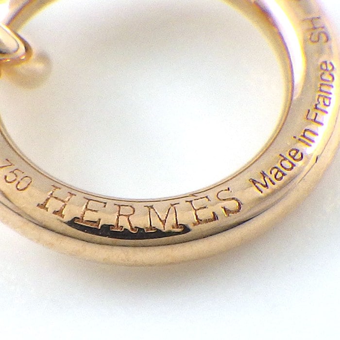 エルメス HERMES ブレスレット ファランドール シェーヌダンクル TPM H221413B 3リンク チェーン 74ポイント ダイヤモンド 計0.66ct K18PG / #SH 【中古】