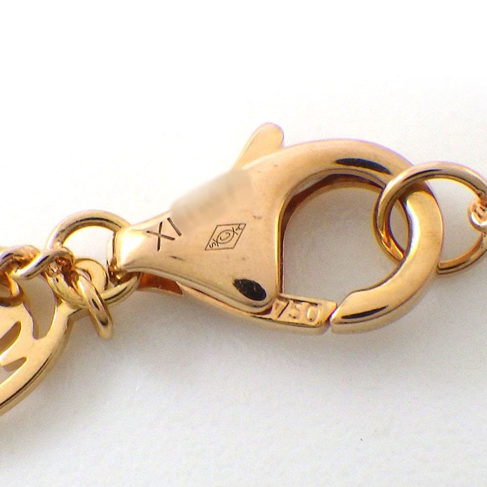 カルティエ Cartier ネックレス トリニティ クッション セミパヴェ スリーカラー ピンクサファイア K18PG K18WG K18YG 【中古】