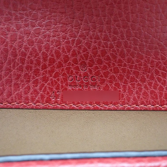 グッチ GUCCI ショルダーバッグ/ハンドバッグ ディオニュソス ミニバッグ 476432 レッド レザー シルバー金具 【中古】