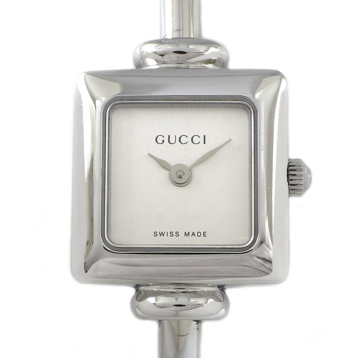 GUCCI シルバー アナログ時計 GUCCI シルバー アナログ時計 - メルカリ