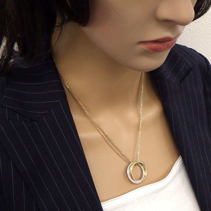 カルティエ Cartier ネックレス トリニティ MM トリプル