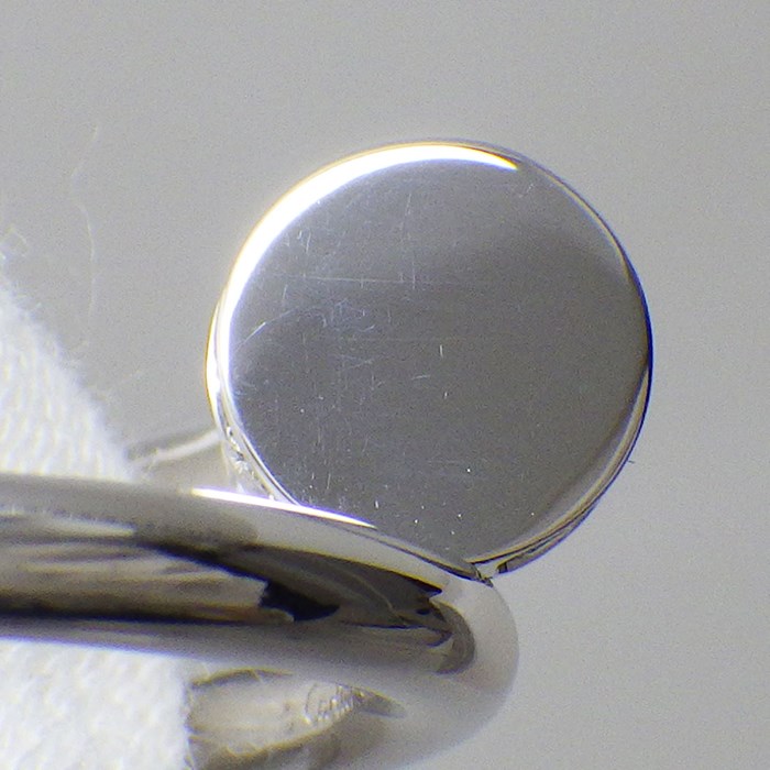 カルティエ Cartier リング ジュスト アン クル B4092700 釘モチーフ 22ポイント ダイヤモンド 計0.13ct K18WG 11号 / #51 【中古】