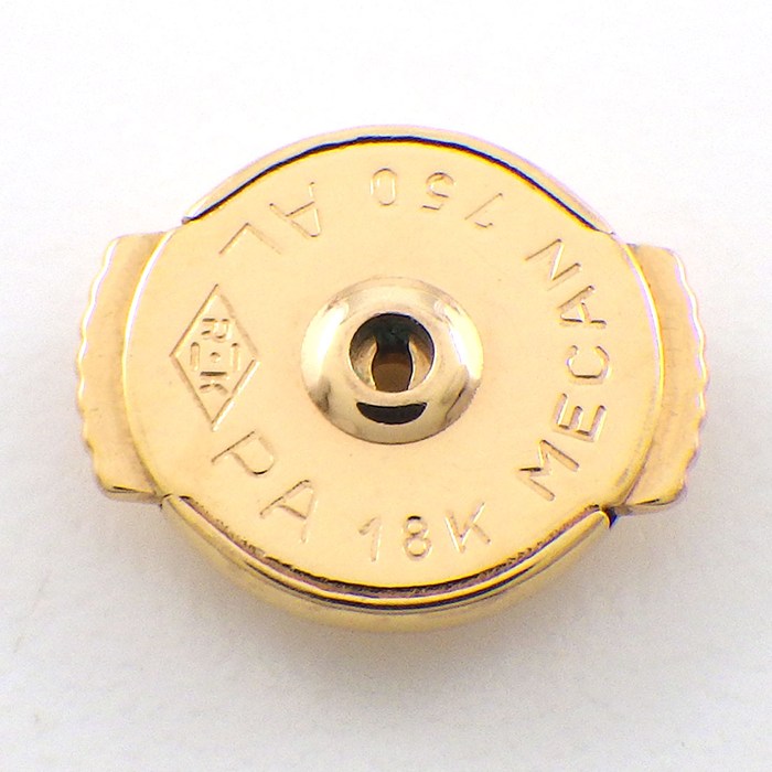 エルメス HERMES ピアス シェーヌダンクル アンシェネ フープ ダイヤモンド 計0.07ct K18PG 【箱・保付き】 【中古】