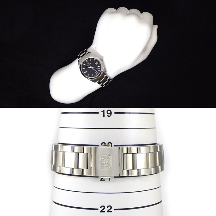 グランドセイコー Grand Seiko 腕時計 ヘリテージコレクション SBGX261/9F62-0AB0 ブラック文字盤 デイト SS クオーツアナログ 【箱・保付き】 【中古】