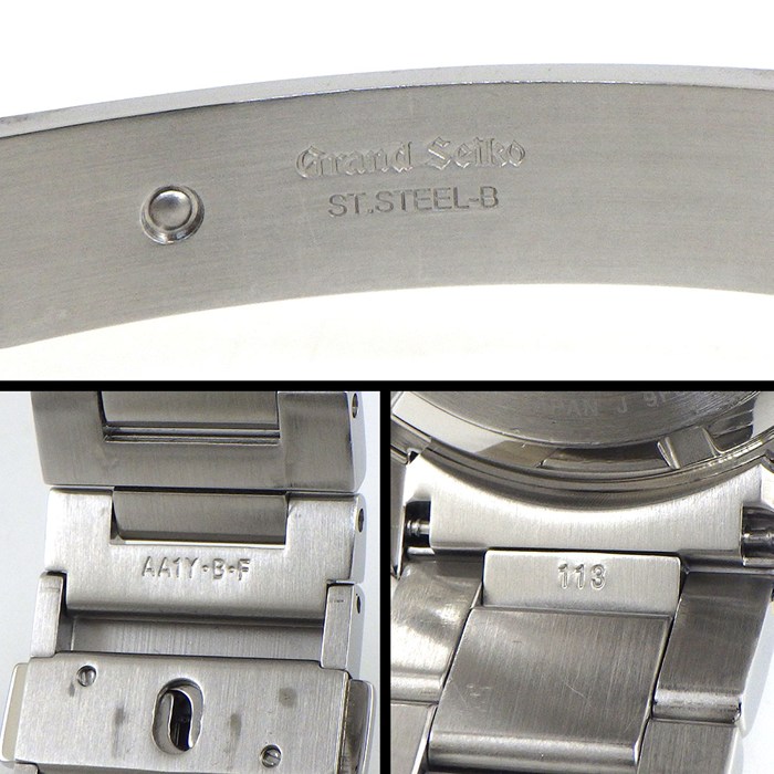 グランドセイコー Grand Seiko 腕時計 ヘリテージコレクション SBGX261/9F62-0AB0 ブラック文字盤 デイト SS クオーツアナログ 【箱・保付き】 【中古】