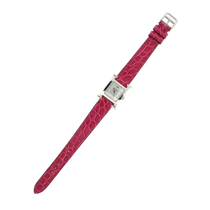 エルメス HERMES】腕時計 Hウォッチ ミニ ロゴ HH1.110 11