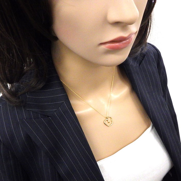 ティファニー Tiffany & Co. ネックレス アップル スモール K18YG 【中古】