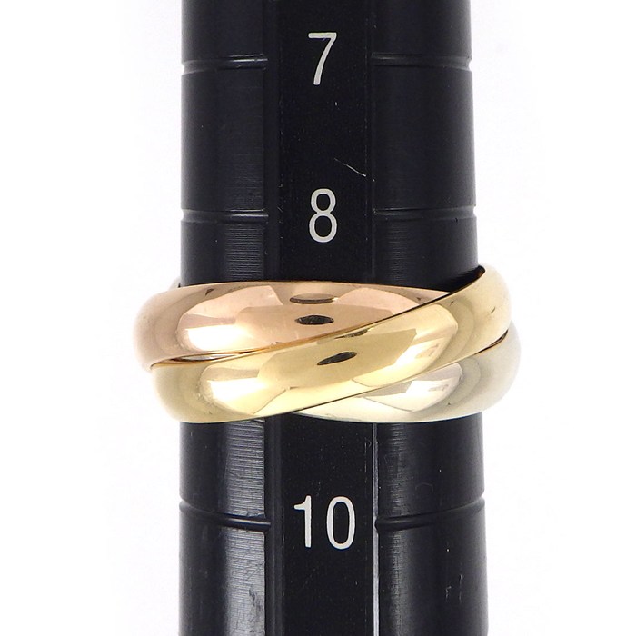 カルティエ Cartier リング トリニティ スリーカラー K18PG K18WG K18YG 9号 / #48 【中古】