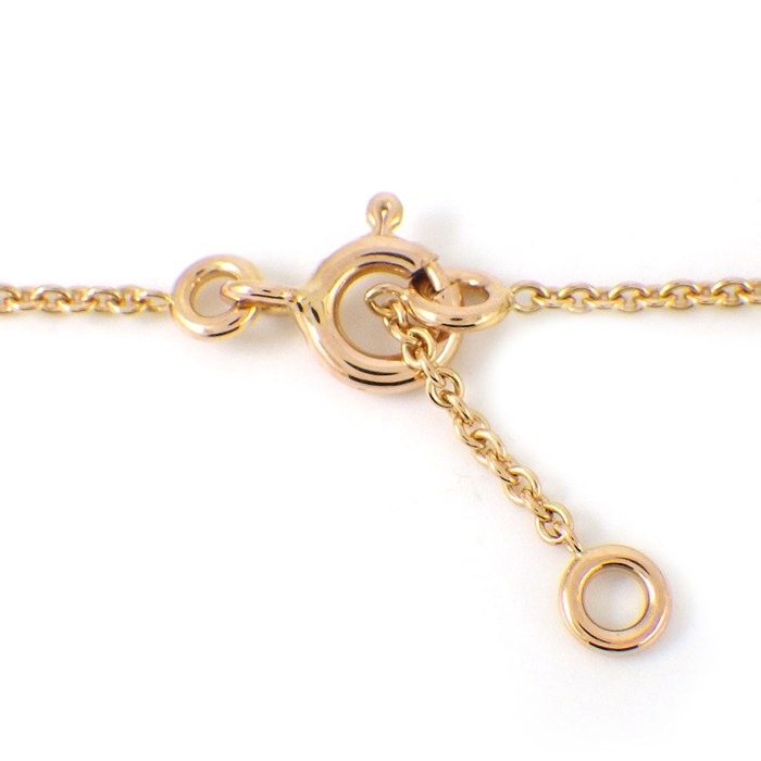 エルメス HERMES ネックレス シェーヌダンクル ファランドール オーバル チェーン K18PG 【中古】