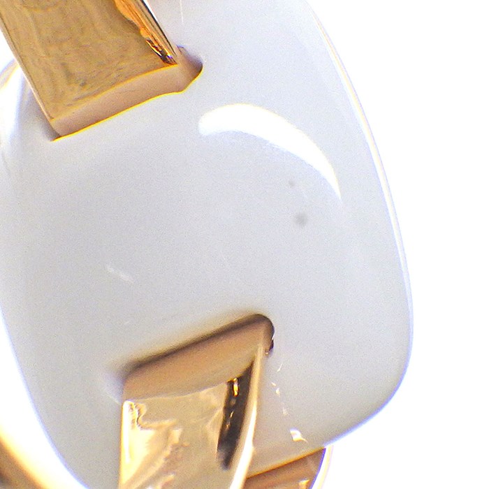 サルヴァトーレ・フェラガモ Salvatore Ferragamo リング ホワイト カルセドニー K18PG 15号 / #56 【中古】