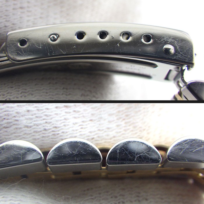 ロレックス Rolex 腕時計 デイトジャスト 69173G W番 1994-1995年製 10ポイント ダイヤインデックス サンレイ シャンパンゴールド文字盤 デイト K18YG SS 自動巻き 【箱・保付き】 【中古】 【OH済み】