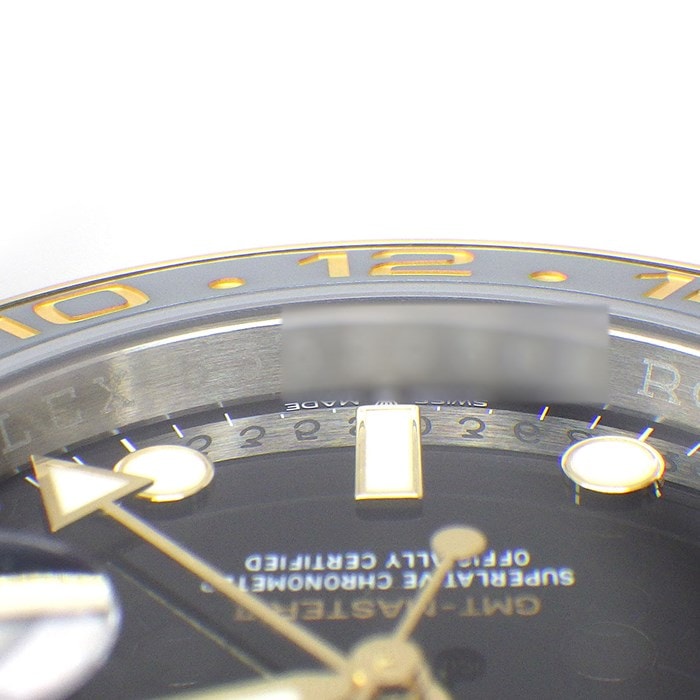 ロレックス Rolex 腕時計 GMTマスターII 126713GRNR ブラック文字盤 黒 ルーレット刻印 カレンダー 夜光インデックス 回転ベゼル SS K18YG セラミック 自動巻き 【箱・保付き】 【中古】