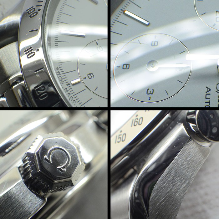 オメガ OMEGA 腕時計 スピードマスター 3511.20 ホワイト文字盤 デイト クロノグラフ タキメーター スモールセコンド SS 自動巻き 【OH済み】 【中古】