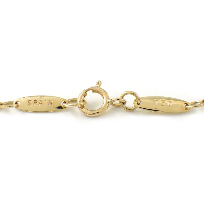 ティファニー Tiffany & Co. ブレスレット バイザヤード 1ポイント ラピスラズリ K18YG 【中古】