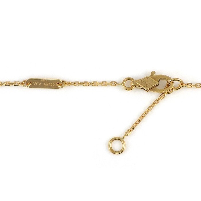 ヴァンクリーフ＆アーペル Van Cleef & Arpels ネックレス フリヴォル ミニ VCARP0J100 1ポイント ダイヤモンド 0.05ct K18YG 【中古】
