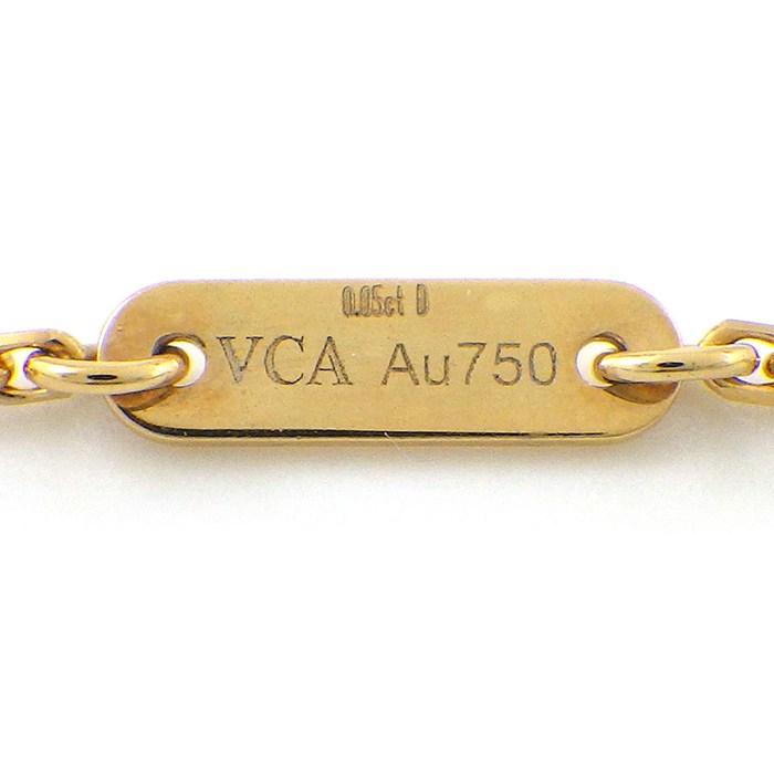 ヴァンクリーフ＆アーペル Van Cleef & Arpels ネックレス フリヴォル ミニ VCARP0J100 1ポイント ダイヤモンド 0.05ct K18YG 【中古】