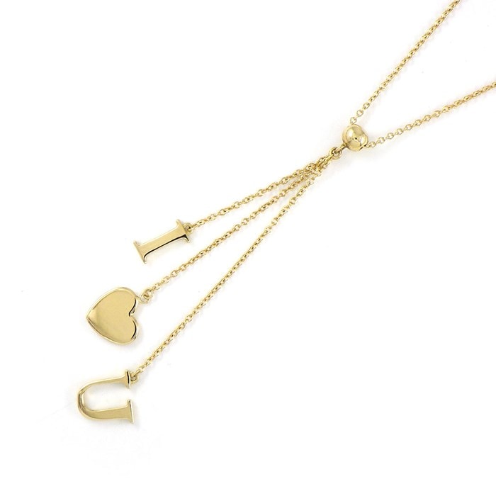 TIFFANY&Co. 925 ハート ネックレス I Love You ノーツ “I love you 
