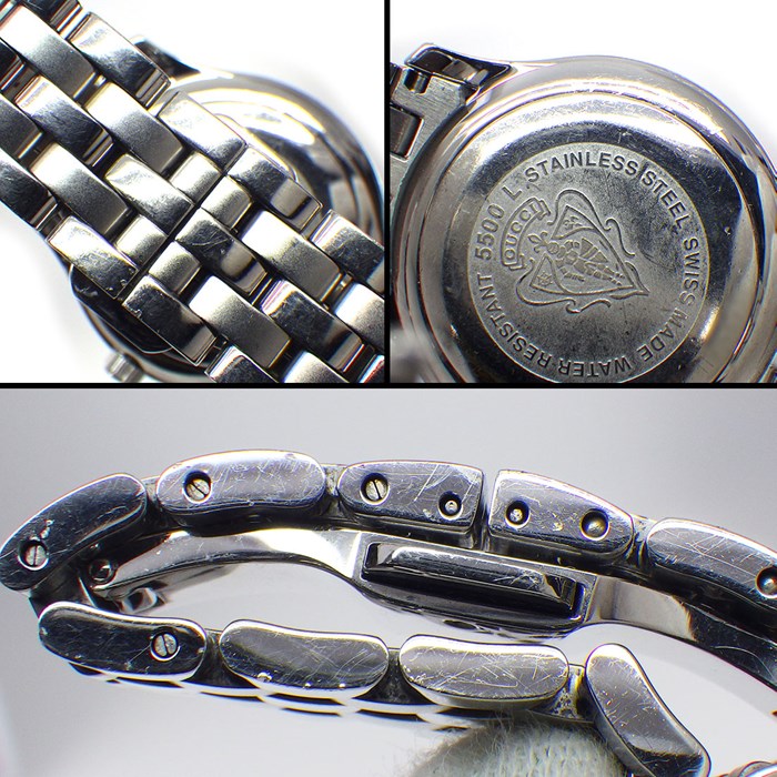 グッチ GUCCI 腕時計 Gクラス 5500L 11ポイント ダイヤ