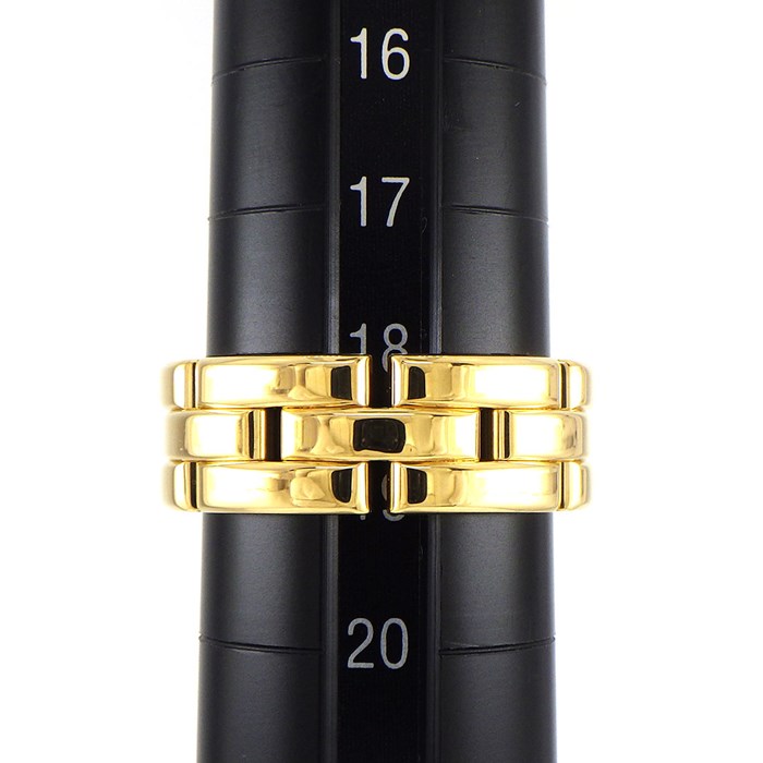 Cartier カルティエ マイヨンパンテール リング K18WG 3ロウ Cartier カルティエ リング マイヨンパンテール 3ロウ 50号 K18YG 指輪