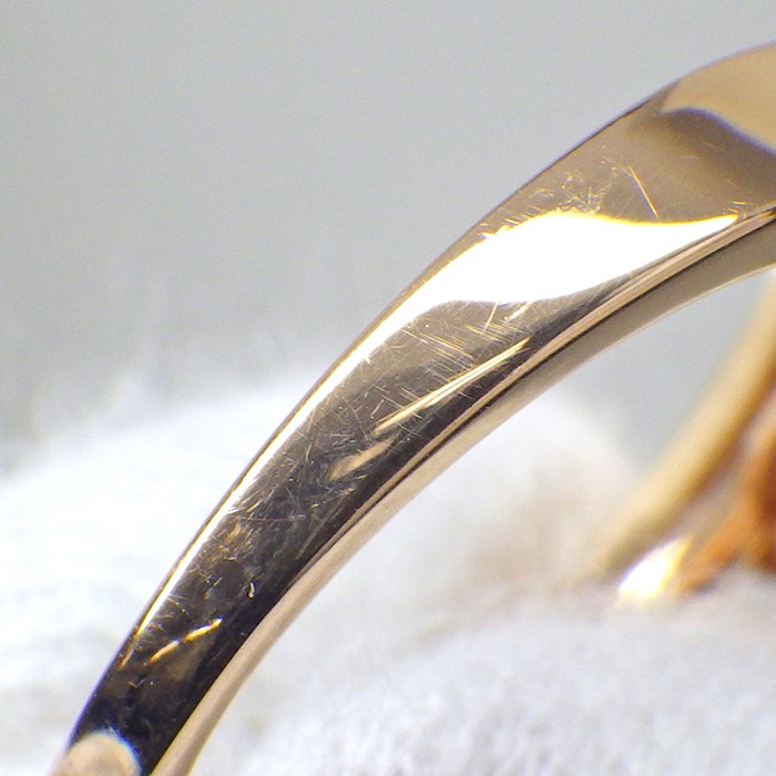 モーブッサン MAUBOUSSIN リング チャンス オブ ラブ クローバー ダイヤモンド K18PG 10.5号 【中古】