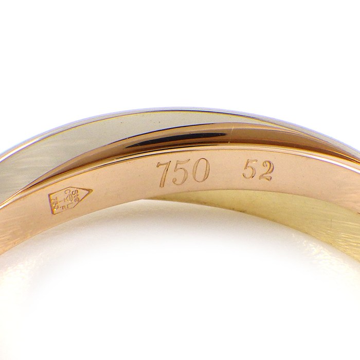 カルティエ Cartier リング トリニティ XS スリーカラー K18PG K18WG K18YG 12号 / #52 【中古】
