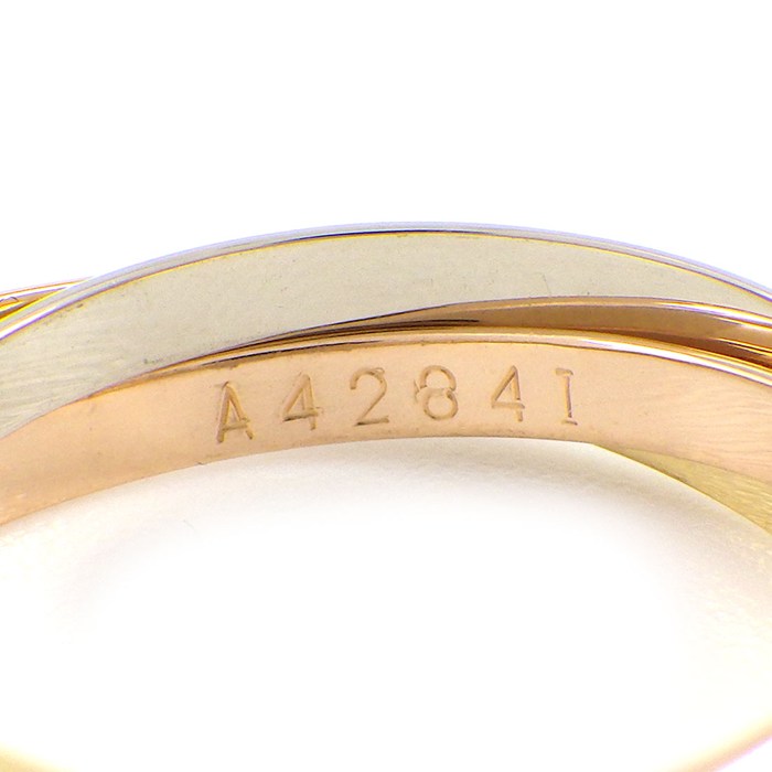 カルティエ Cartier リング トリニティ XS スリーカラー K18PG K18WG K18YG 12号 / #52 【中古】